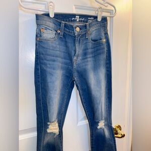 7 for All Mankind (Seven) Jeans Ankle Gwenevere, Size 24